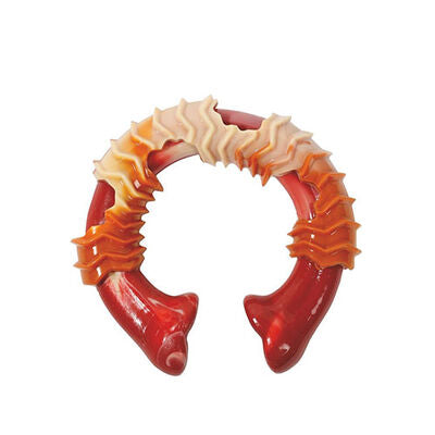 M-Pets Carnivore Ring Bone Bacon Scented Dog Toy Large
