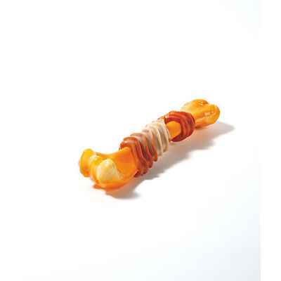 M-Pets Carnivore Ring Bone Bacon Scented Dog Chew Toy 17.8cm