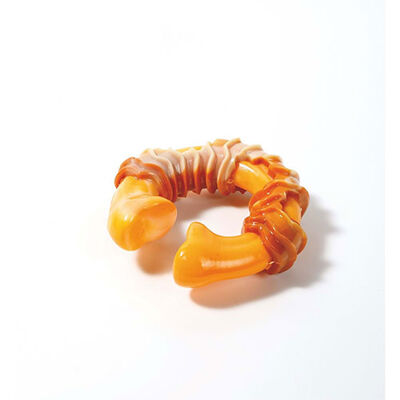 M-Pets Carnivore Ring Bone Bacon Scented Dog Toy Small 10.8cm