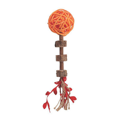 M-Pets Charmy Amulet Orange Matatabi Cat Toy 18 cm