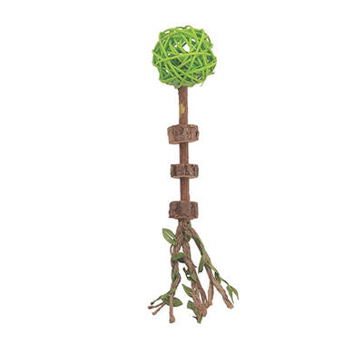 M-Pets Charmy Amulet Matatabi & Catnip Cat Toy Green 18 cm