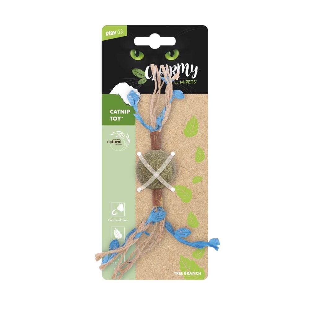 M-Pets Charmy Brancy Catnip and Matatabi Toy Blue 18cm
