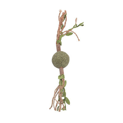 M-Pets Charmy Brancy Green Catnip & Matatabi Cat Toy 18 cm