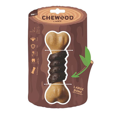 M-Pets Chewood Bone Durable Dog Chew Toy Large 17.8cm