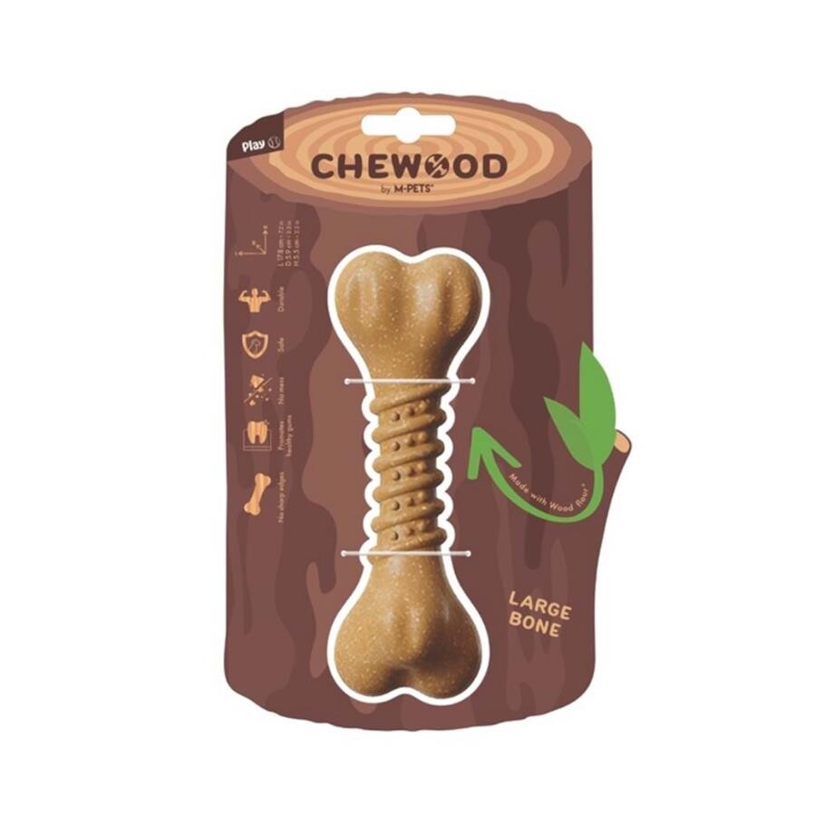 M-Pets Chewood Large Bone Durable Dog Chew Toy 17.8cm