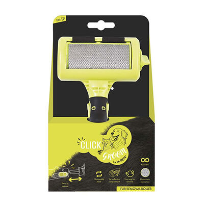 M-Pets Click & Groom Pet Hair Remover Roller for Furniture 18cm