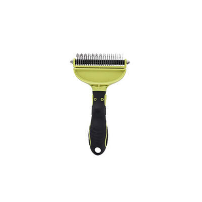 M-Pets Click & Groom Large Dematting Brush for Cats and Dogs 13x7x7cm