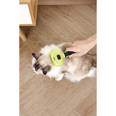 M-Pets Click & Groom Self-Cleaning Massage Brush 19.2x9x5.5cm