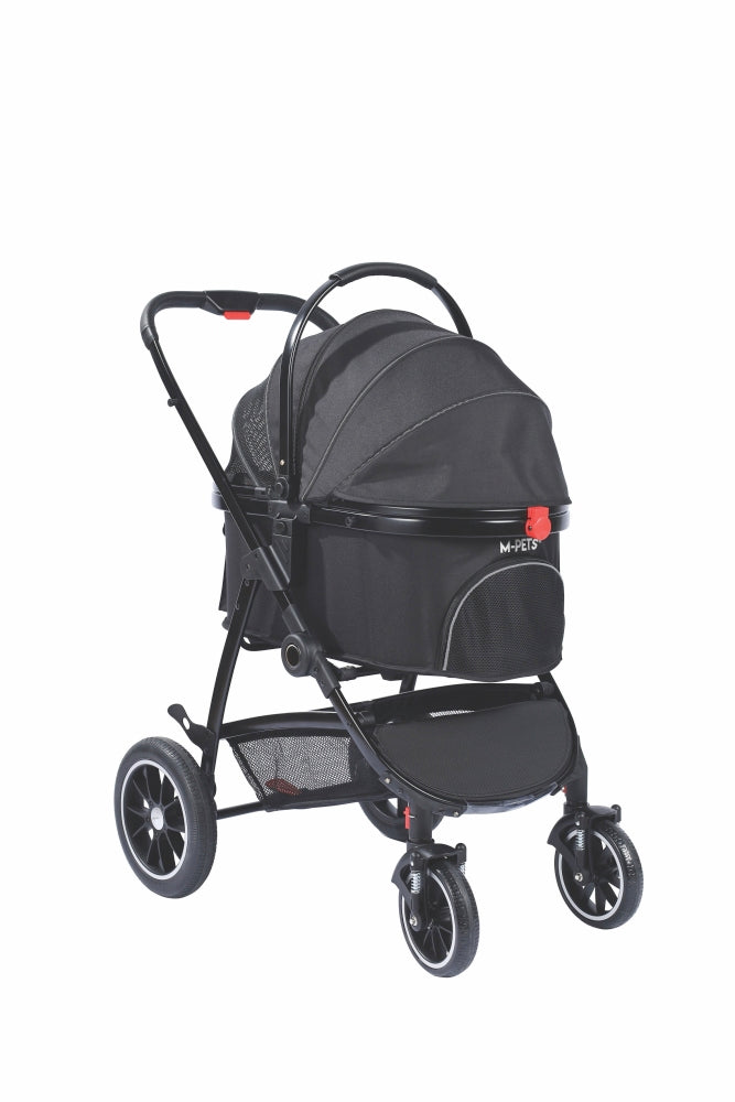 M-Pets Conquest Pet Stroller with Removable Carrier 71x57.5x101cm