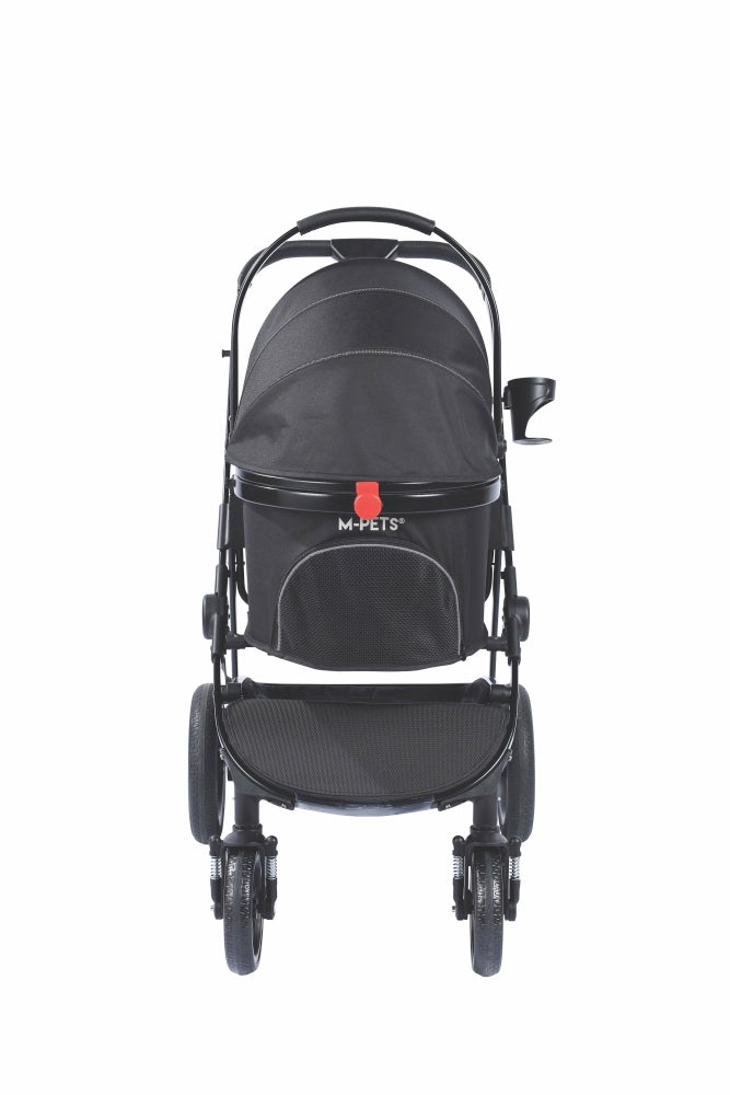 M-Pets Conquest Pet Stroller with Removable Carrier 71x57.5x101cm