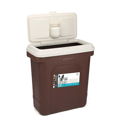 M-Pets Container Pet Food Storage Bin Brown 20.5 kg