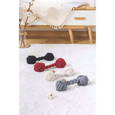 M-Pets Coto Duo Ball Cotton Rope Dog Toy 28 cm