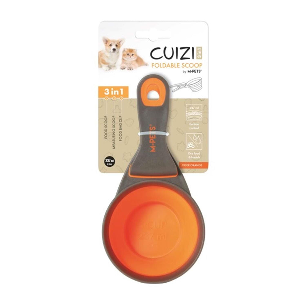 M-Pets Cuizi Functional Pet Food Measuring Scoop Orange 237 ml
