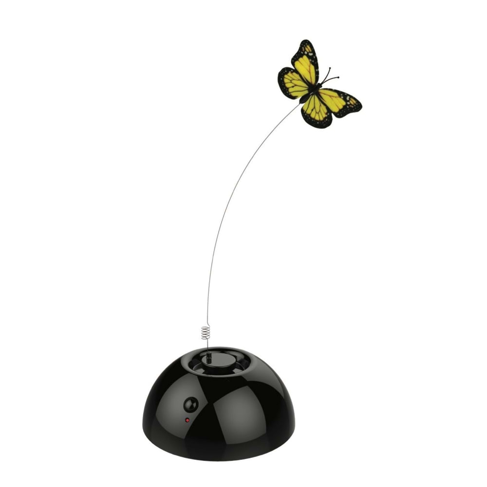 M-Pets Dancing Butterfly Interactive Cat Toy Black 13cm