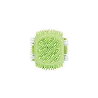 M-Pets Dental Squeaky Cube Dog Toy with Brush Texture 3in