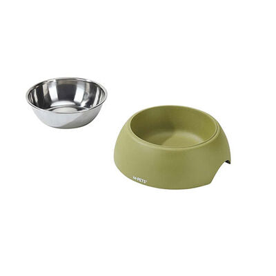 M-Pets Eco Bamboo Dog & Cat Bowl Green 600 ml