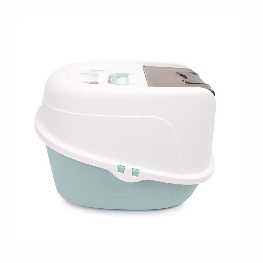 M-Pets Eco Tima Hooded Litter Box Recycled Plastic Green 24in