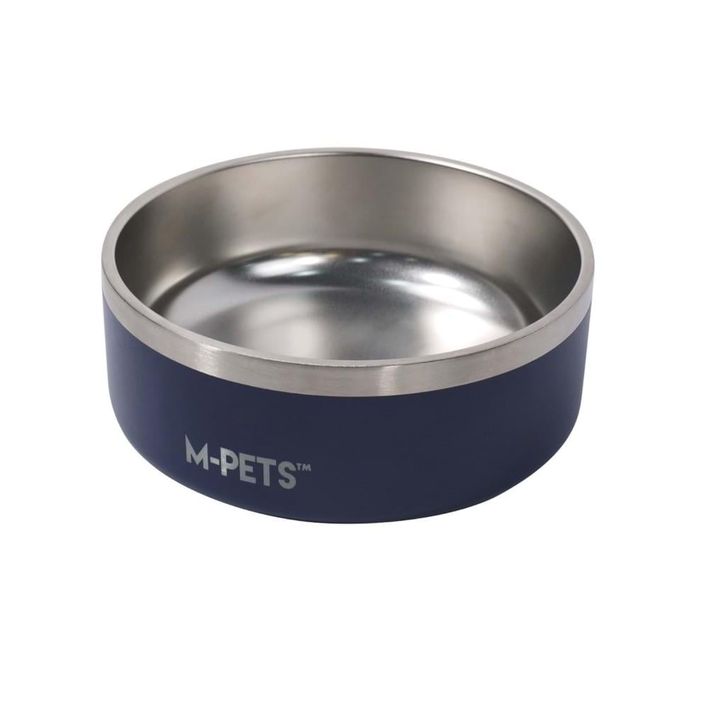 M-Pets Eskimo Double-Walled Dog Bowl Insulated Blue 1250 ml
