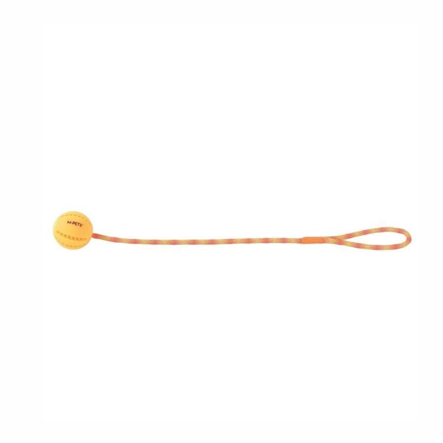 M-Pets Flash LED Light-Up Dog Ball Motion Activated Orange 6.4cm