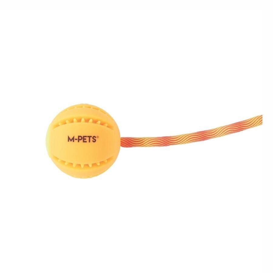M-Pets Flash LED Light-Up Dog Ball Motion Activated Orange 6.4cm
