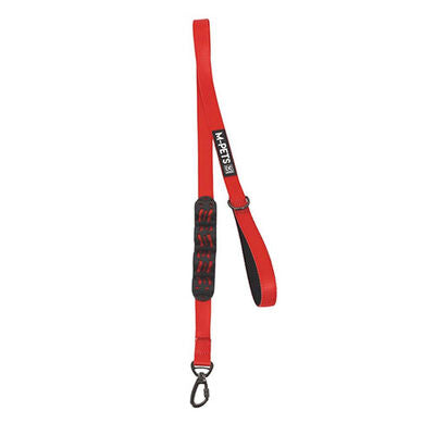 M-Pets Flex Shock Absorbing Dog Leash Red & Black 120 cm