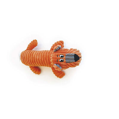 M-Pets Gary Plush Dog Toy Squeaky Orange 32x17x9 cm