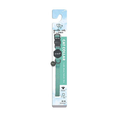 M-Pets Gentle Cat Collar Green Adjustable Comfort 20-30cm