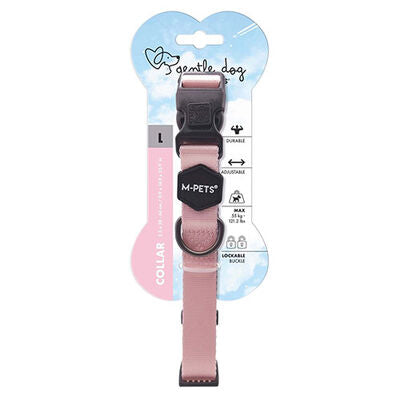 M-Pets Gentle Padded Dog Collar Pink Large 38-66 cm