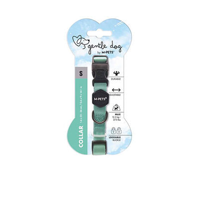 M-Pets Gentle Padded Dog Collar Green Small 23-36cm