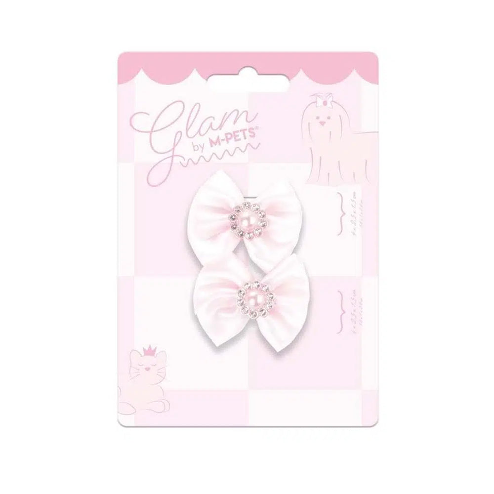 M-Pets Glam Pink Hair Clip Accessory for Dogs 1 pc