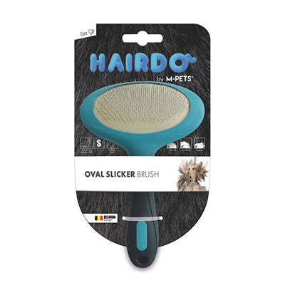 M-Pets Hairdo Oval Slicker Brush for Small Dogs 10.5x18.5 cm