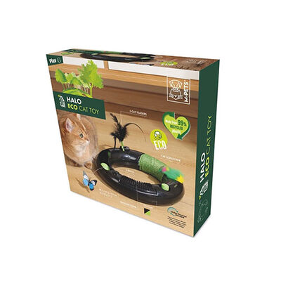M-Pets Halo Eco Multi-Function Cat Toy and Scratcher 30.5 cm