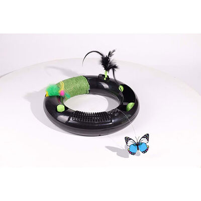 M-Pets Halo Eco Multi-Function Cat Toy and Scratcher 30.5 cm