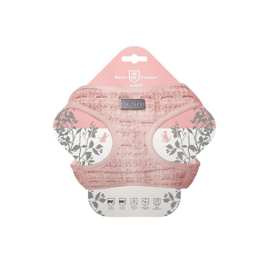 M-Pets Haute Couture Cat Harness Reflective Pink 38-43cm