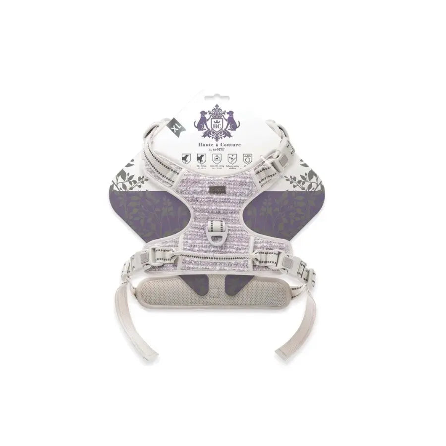 M-Pets Haute Couture Purple Dog Harness Reflective XL