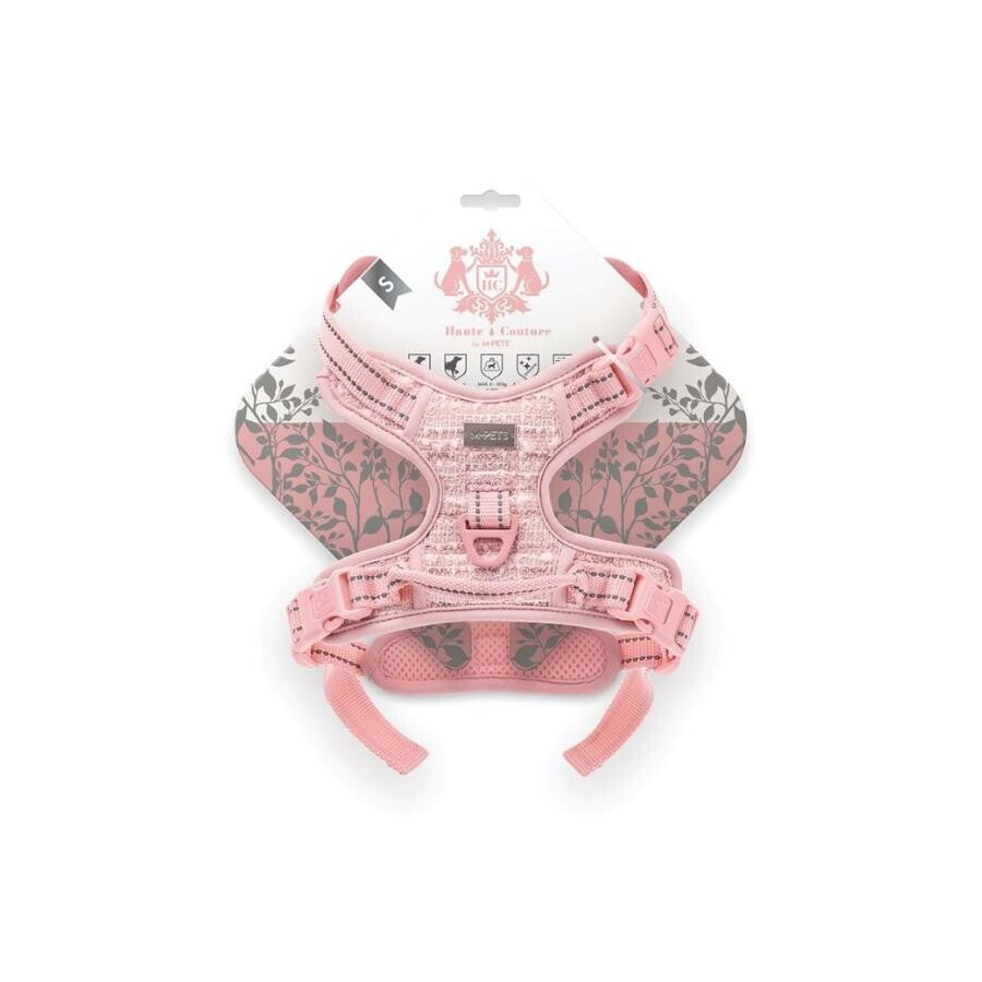 M-Pets Haute Couture Pink Dog Harness for Daily Comfort Small