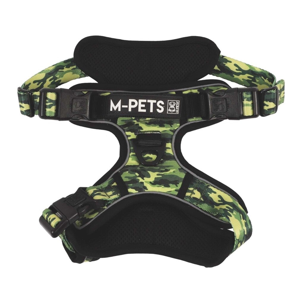 M-Pets Hiking Camouflage Reflective Soft Dog Harness Small