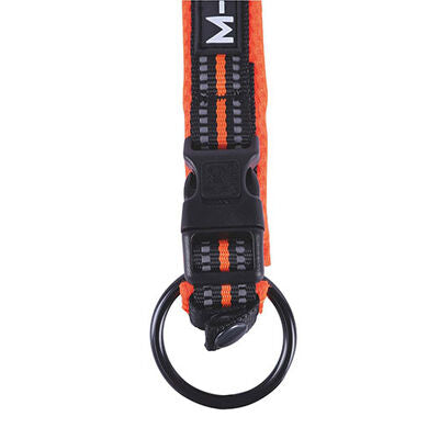 M-Pets Hiking Reflective Dog Collar Orange Medium 40-50 cm