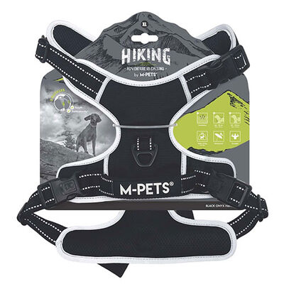M-Pets Hiking Reflective Dog Harness Black XL 50-110cm