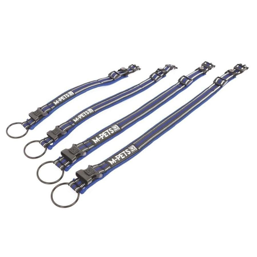 M-Pets Hiking Reflective Soft Dog Collar Navy Blue XL