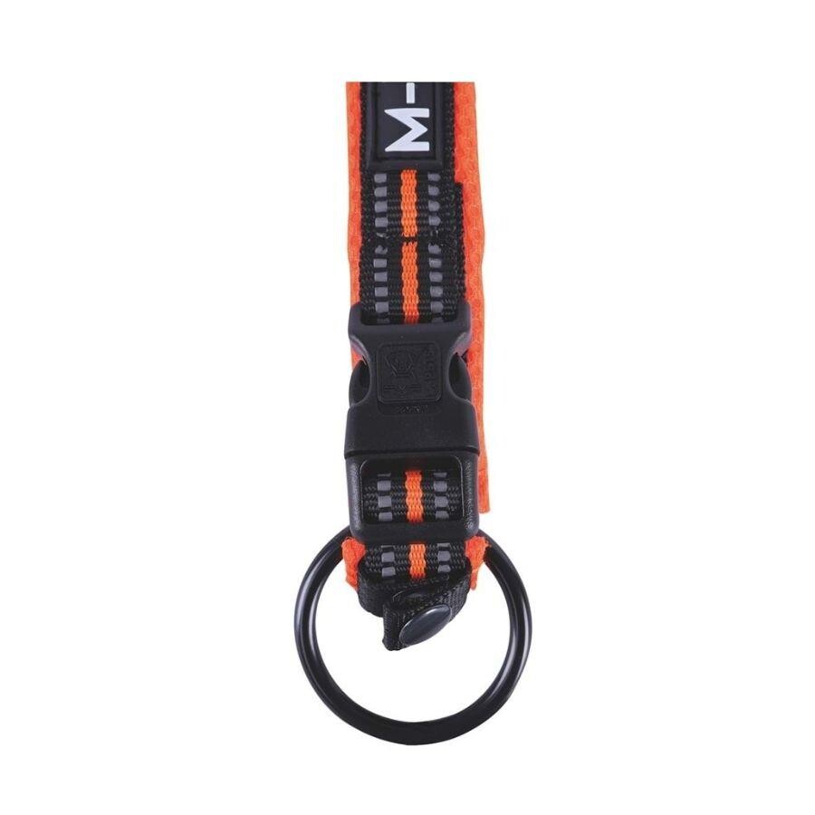 M-Pets Hiking Soft Reflective Dog Collar Orange XL 65-75cm