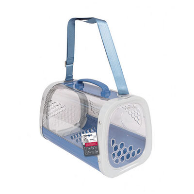 M-Pets Honey Pet Carrier Blue for Cats and Small Dogs 59x38x35cm