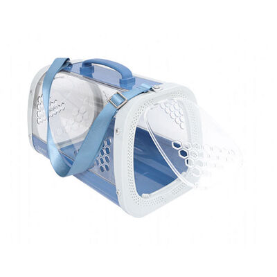 M-Pets Honey Pet Carrier Blue for Cats and Small Dogs 59x38x35cm