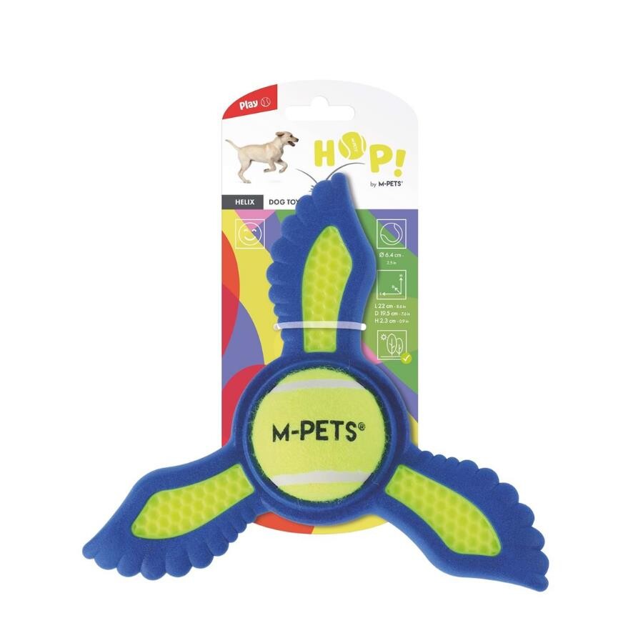 M-Pets Hop Helix Dog Toy Bouncing Spiral Design 22cm