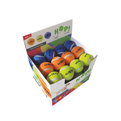 M-Pets Hop Tennis Ball Durable Bouncy Dog Toy 6.4 cm