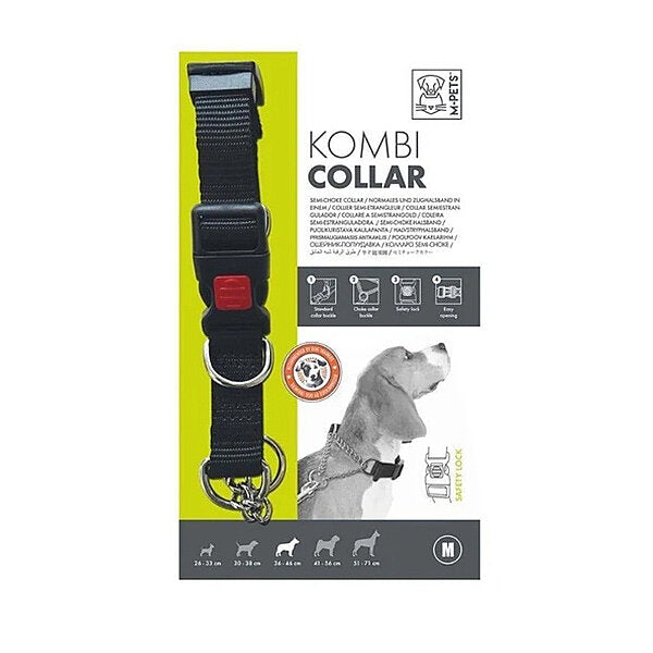 M-Pets Kombi 2-in-1 Dog Training Collar for Control XL