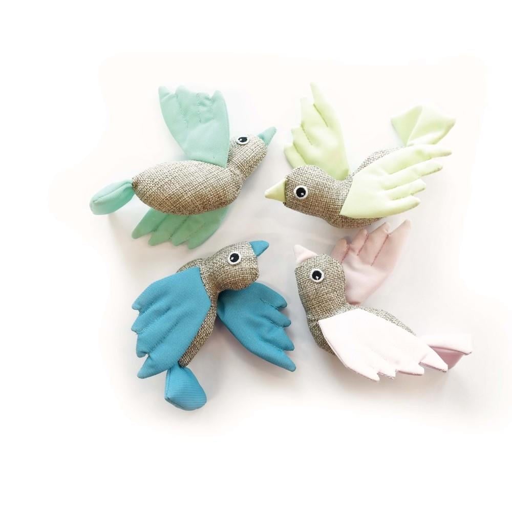M-Pets Bird Cat Toy Interactive Hunting Play Figure 13x11x5 cm