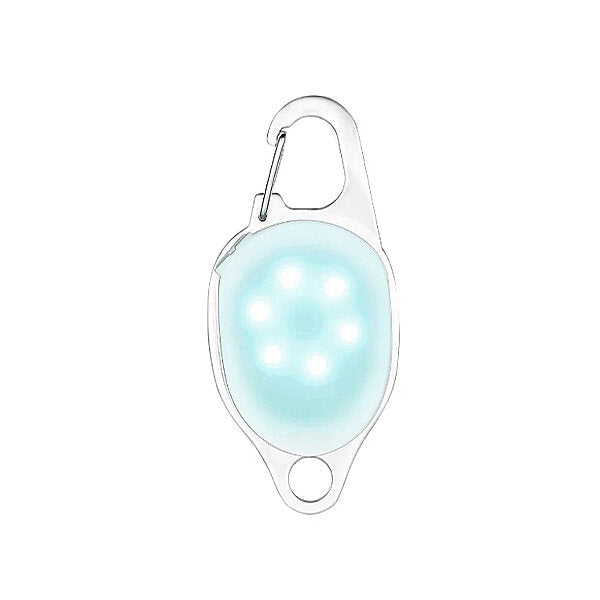 M-Pets LED Jewel Safety Light for Increased Visibility White