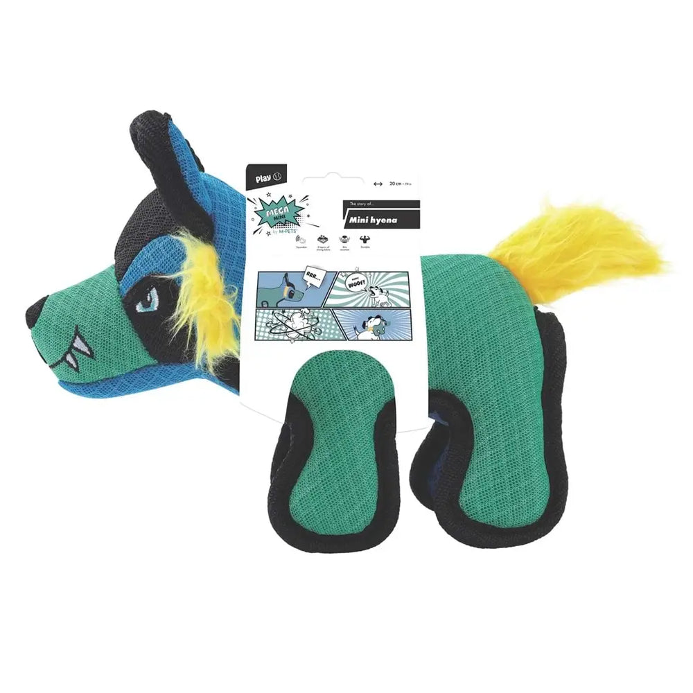 M-Pets Mega Mini Hyena Durable Squeaky Dog Toy 20cm