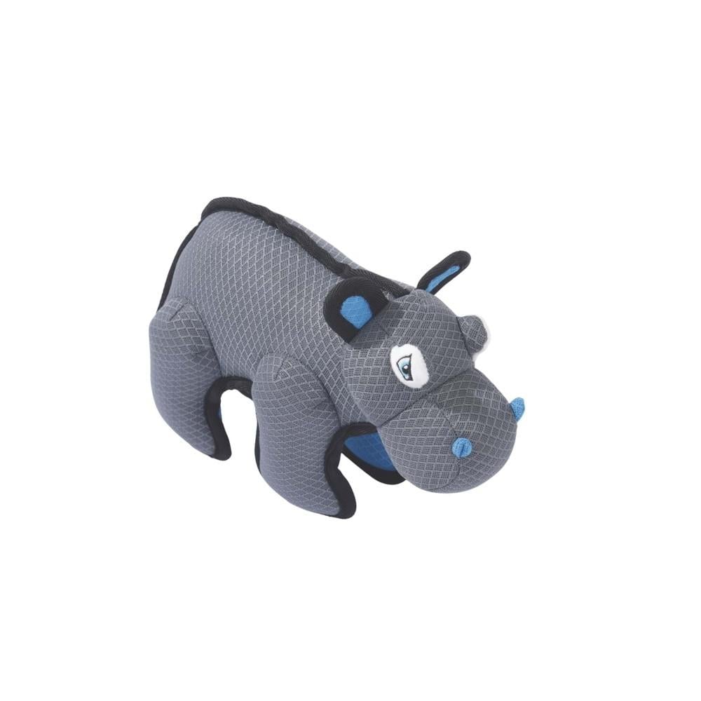M-Pets Mega Hippo Plush Dog Toy with Squeaker 27x12x20 cm